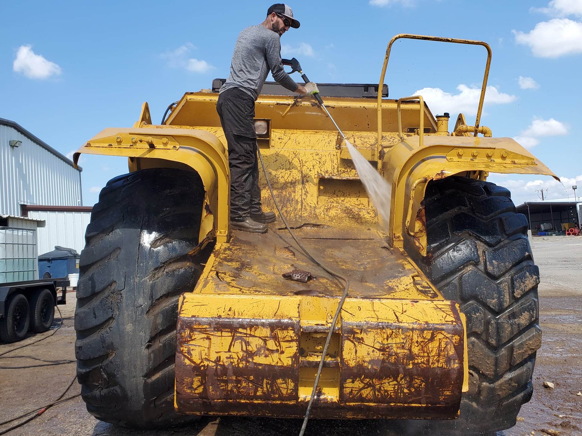 Waco Hydro Wash Pressure Washing & Soft Washing - Heavy Equipment Cleaning Before & After